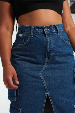Soda Combat Skirt - Blue