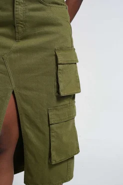 Soda Combat Skirt - Khaki