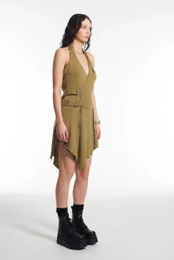 Stranded Halter Neck Dress