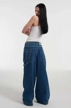 Sweeper Jean Blue