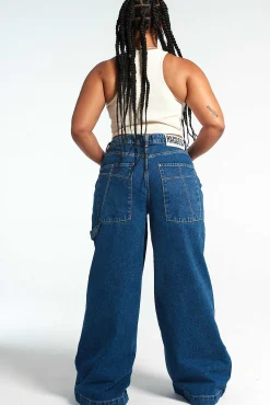 Sweeper Jean Blue