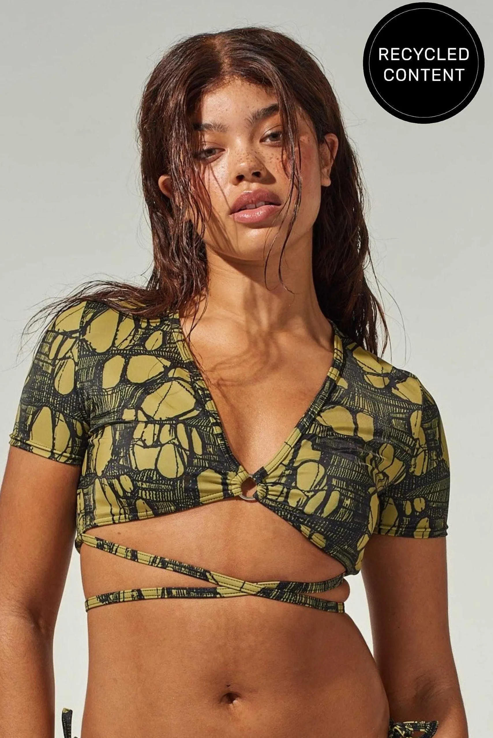 Venom T-Shirt Bikini Top