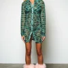 Vocal Mesh Shirt Dress