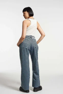 Wave Jean - Blue