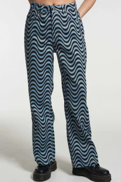 Wave Jean - Blue